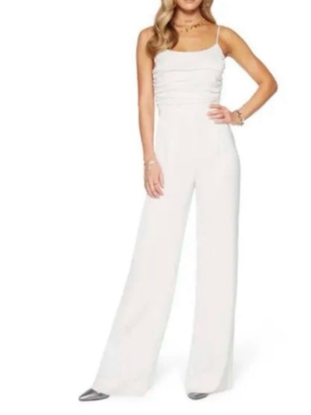 Ramy Brook Ivory Ezra Jumpsuit
